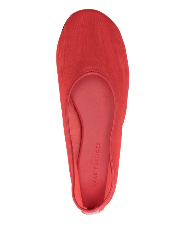 Dear Frances Red Balla Ballet Flats | Browns Ballerina Shoes