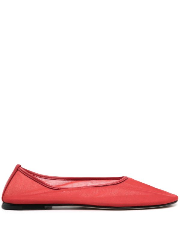Dear Frances Red Balla Ballet Flats | Browns Ballerina Shoes