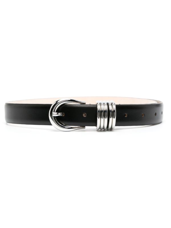 Déhanche black Hollyhock leather belt | Browns Belts