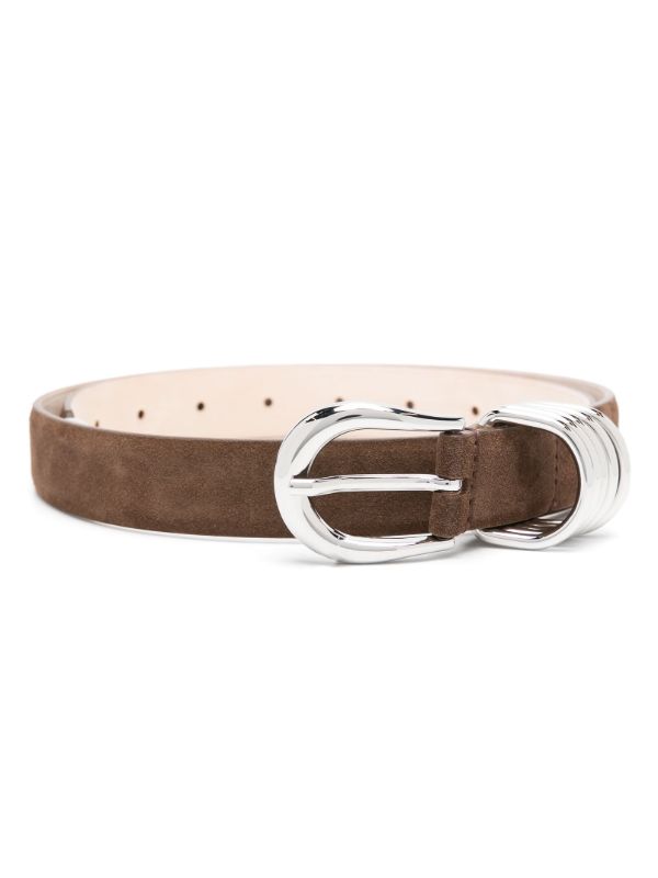Déhanche Brown Hollyhock Suede Belt | Browns Belts