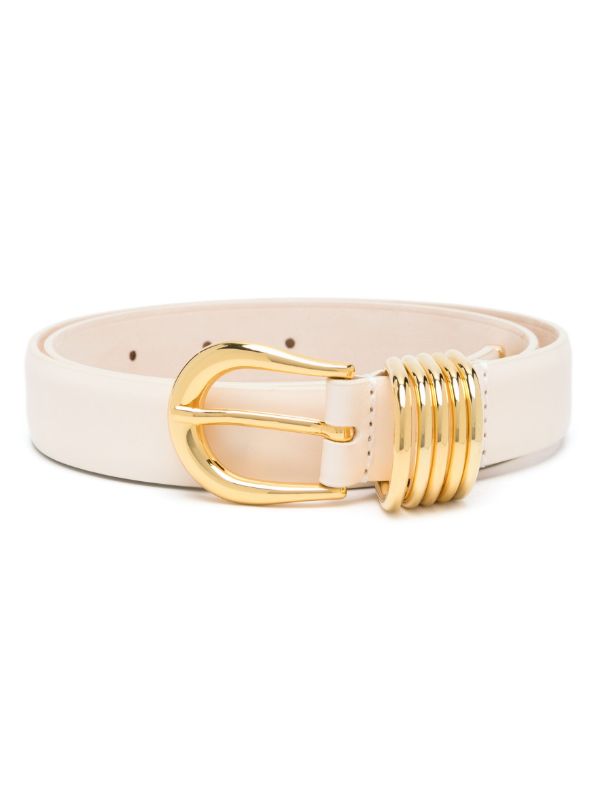 Déhanche White Hollyhock Leather Belt | Browns Belts