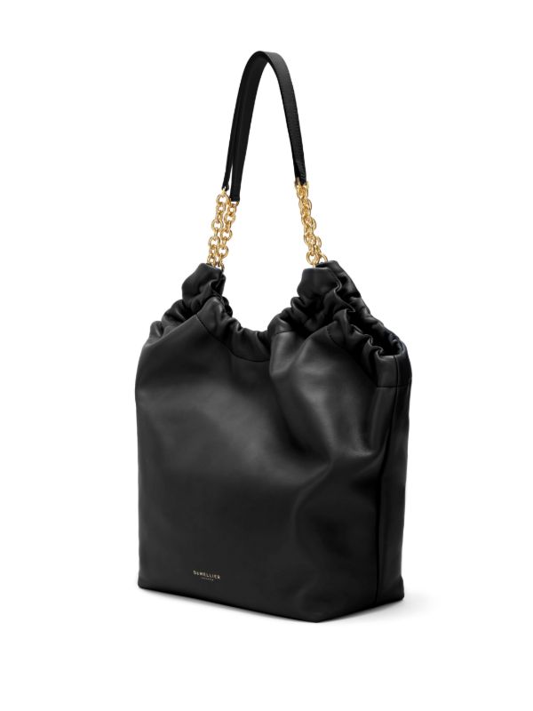 DeMellier Black Miami Leather Tote Bag | Browns Tote Bags