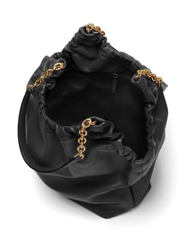 DeMellier Black Miami Leather Tote Bag | Browns Tote Bags