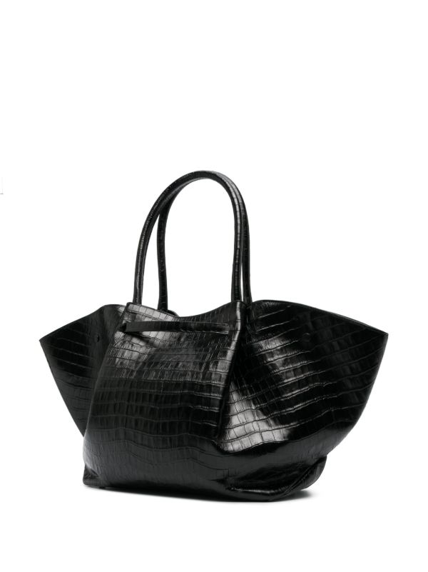 DeMellier Black New York Leather Tote Bag | Browns Tote Bags
