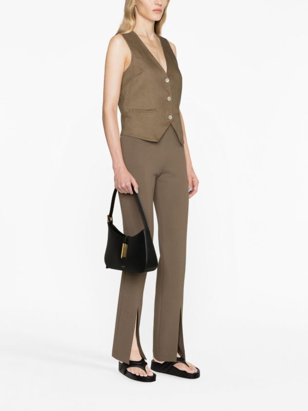 DeMellier Black Tokyo Leather Shoulder Bag | Browns Shoulder Bags