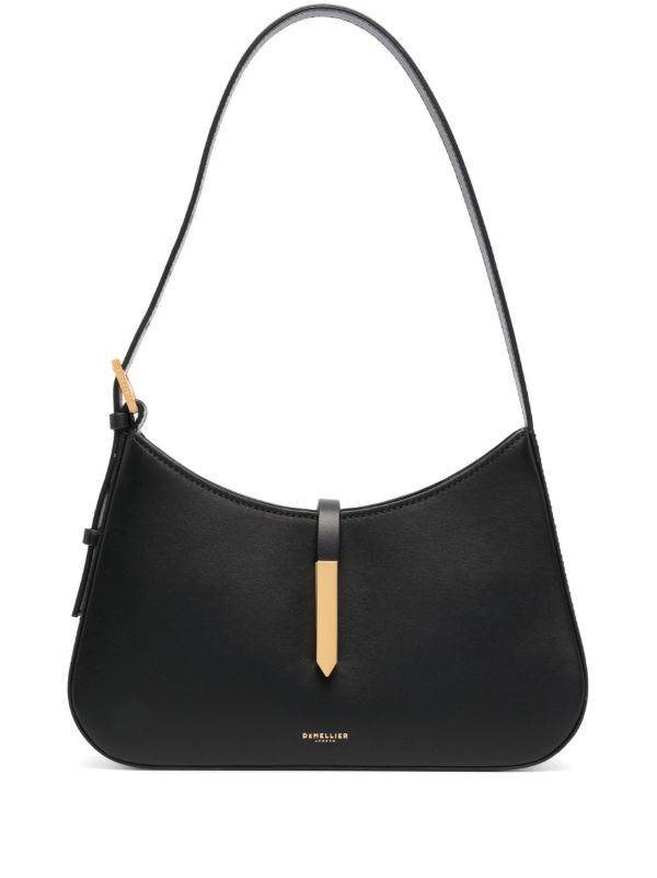 DeMellier Black Tokyo Leather Shoulder Bag | Browns Shoulder Bags