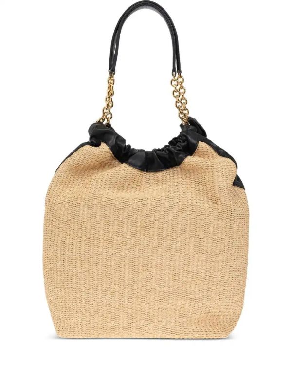 DeMellier Miami woven bucket bag | Browns Bucket Bags