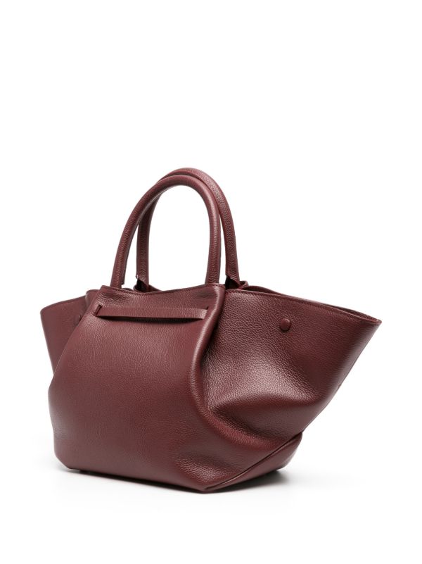 DeMellier Red New York Midi Leather Tote Bag | Browns Tote Bags