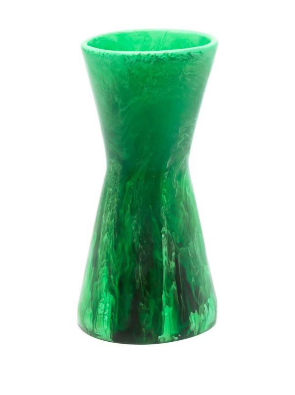 Dinosaur Designs Green Tall Bow Vase | Browns Vases