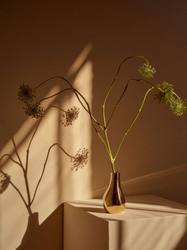 Dinosaur Designs Metal Liquid Vase | Browns Vases