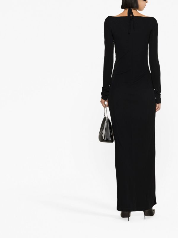 Dion Lee Black Mobius Maxi Dress | Browns Cocktail & Party Dresses