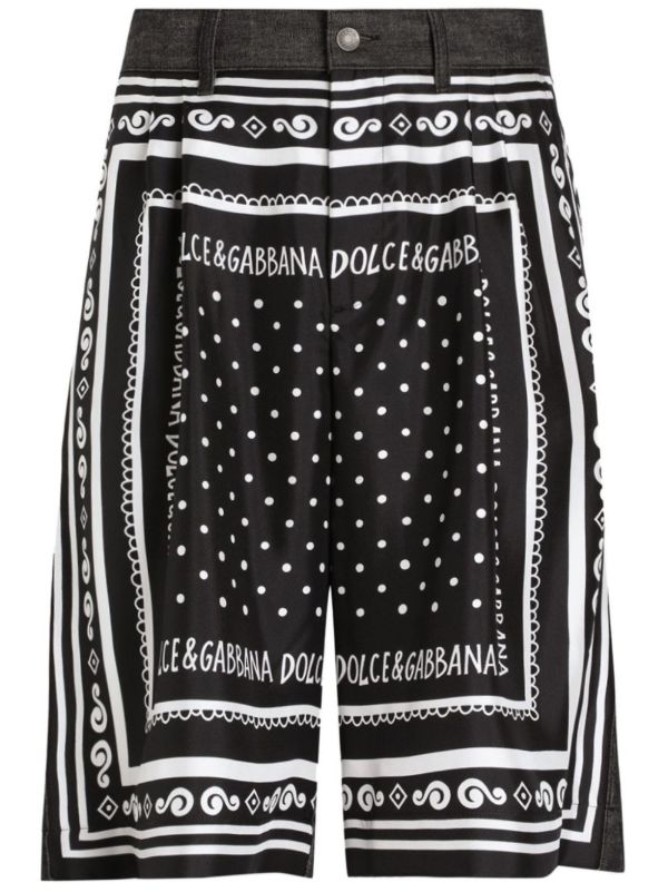 Dolce & Gabbana Bandana-Print Shorts | Browns Bermuda Shorts