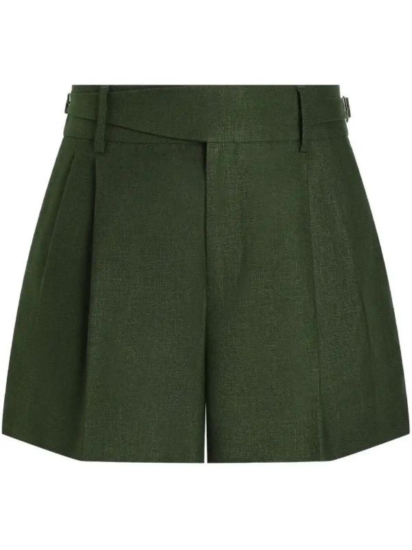 Dolce & Gabbana belted linen shorts | Browns Tailored Shorts