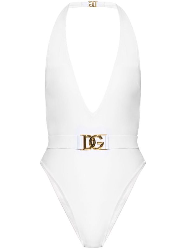 Dolce & Gabbana Belted Swimsuit | Browns One-Pieces