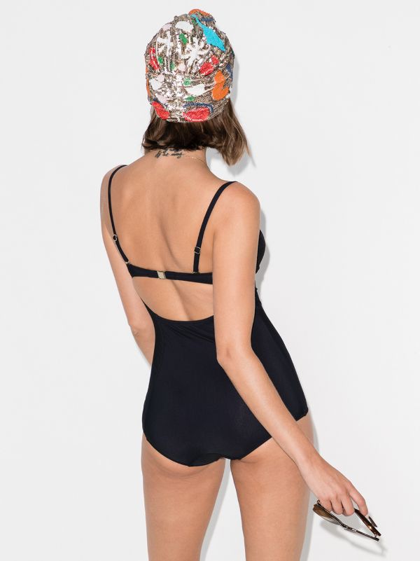 Dolce & Gabbana Black Balconette Swimsuit | Browns One-Pieces