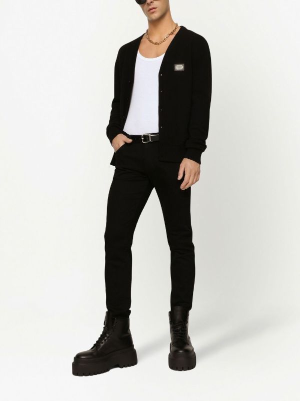 Dolce & Gabbana Black Cotton Slim Fit Jeans | Browns Slim-Fit Jeans
