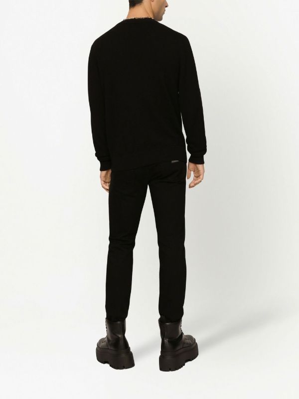 Dolce & Gabbana Black Cotton Slim Fit Jeans | Browns Slim-Fit Jeans