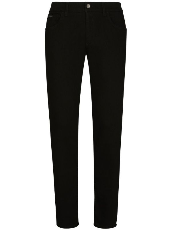 Dolce & Gabbana Black Cotton Slim Fit Jeans | Browns Slim-Fit Jeans
