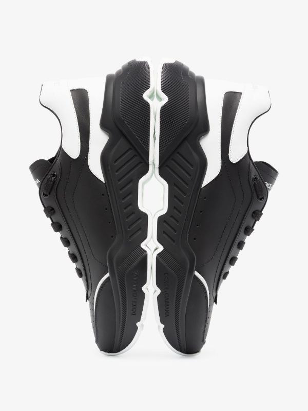 Dolce & Gabbana Black Daymaster Leather Sneakers | Browns Low-Tops
