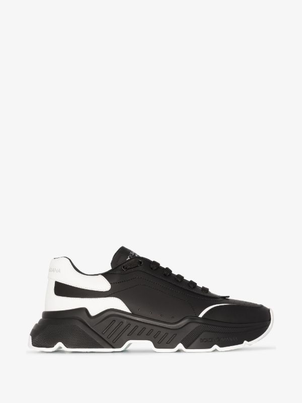 Dolce & Gabbana Black Daymaster Leather Sneakers | Browns Low-Tops