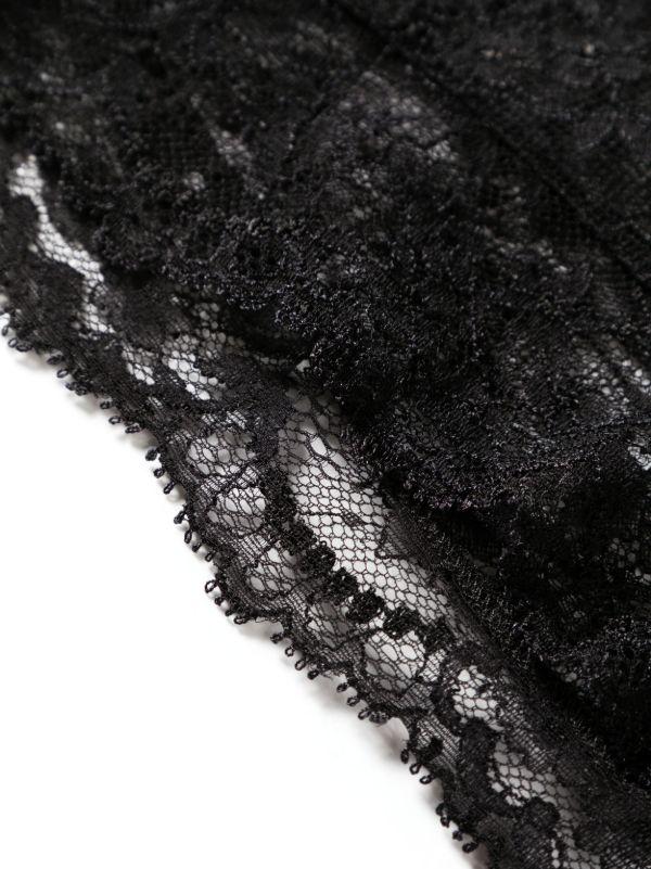 Dolce & Gabbana Black High-Waisted Lace Briefs | Browns Panties