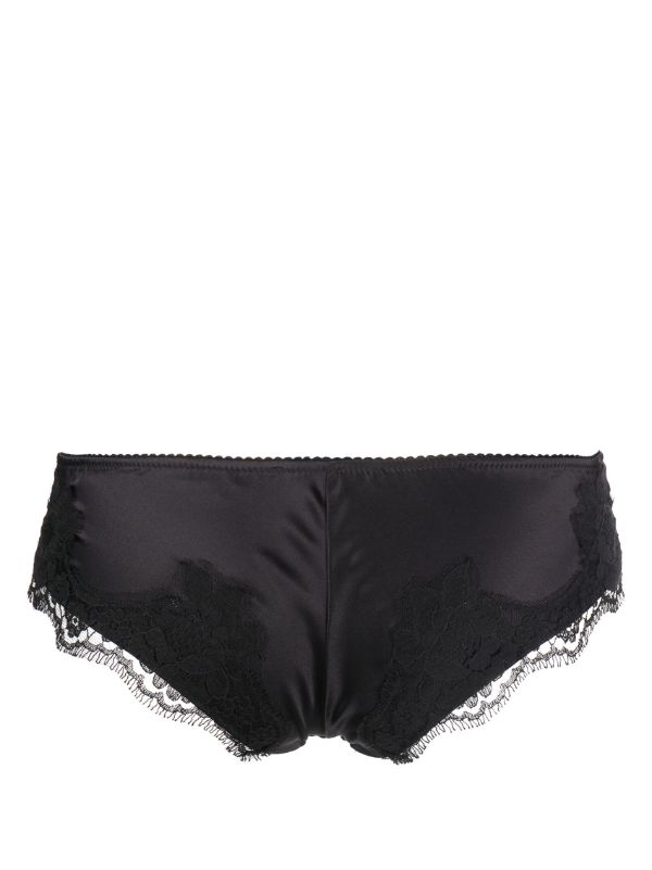 Dolce & Gabbana Black Lace Detail Briefs | Browns Panties