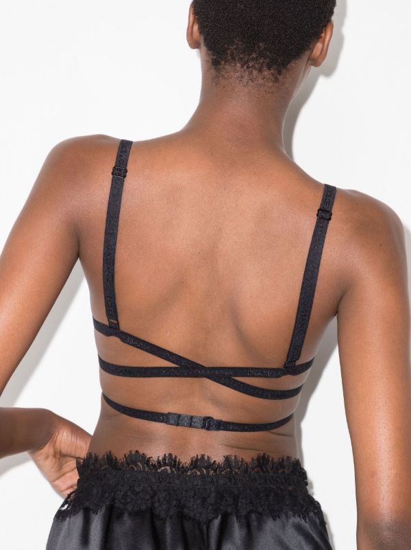 Dolce & Gabbana Black Lace Trim Bra | Browns Bras