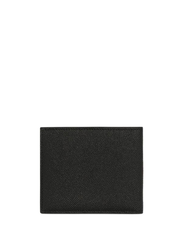 Dolce & Gabbana Black Logo Plaque Bifold Leather Wallet | Browns Wallets & Billfolds