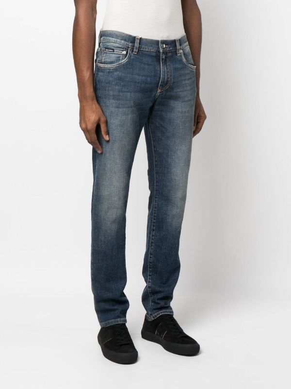 Dolce & Gabbana Blue Slim-cut Jeans | Browns Slim-Fit Jeans