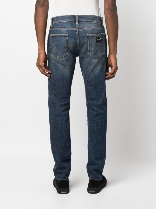 Dolce & Gabbana Blue Slim-cut Jeans | Browns Slim-Fit Jeans