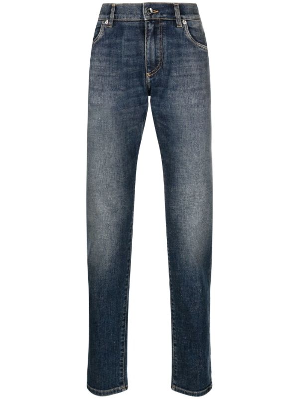 Dolce & Gabbana blue slim-cut jeans | Browns Slim-Fit Jeans