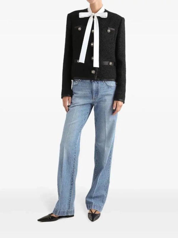 Dolce & Gabbana Blue Straight-Leg Jeans | Browns Straight-Leg Jeans