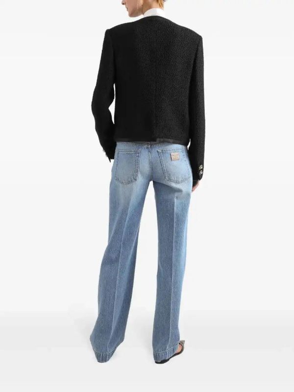 Dolce & Gabbana Blue Straight-Leg Jeans | Browns Straight-Leg Jeans