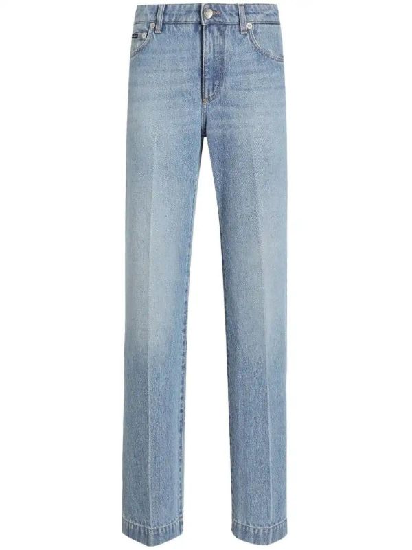 Dolce & Gabbana Blue Straight-Leg Jeans | Browns Straight-Leg Jeans