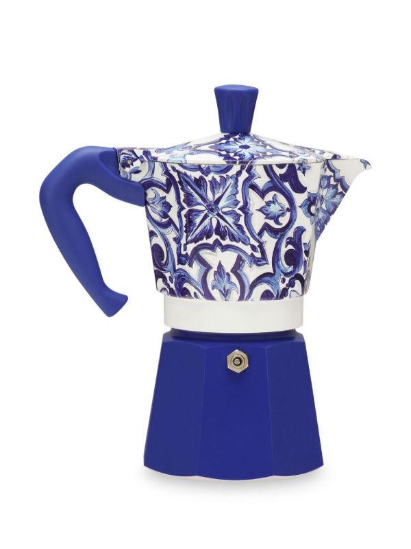 Dolce & Gabbana Blue X Bialetti Moka Express Large Coffee Pot | Browns Kitchen Accessories