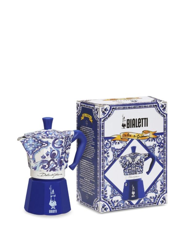 Dolce & Gabbana Blue X Bialetti Moka Express Large Coffee Pot | Browns Kitchen Accessories