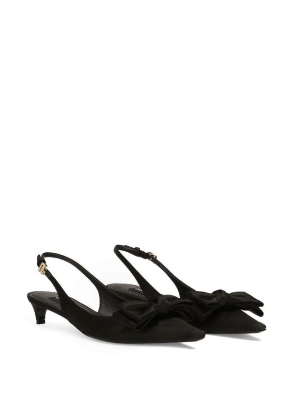Dolce & Gabbana Bow-detailed Slingback Pumps | Browns Pumps