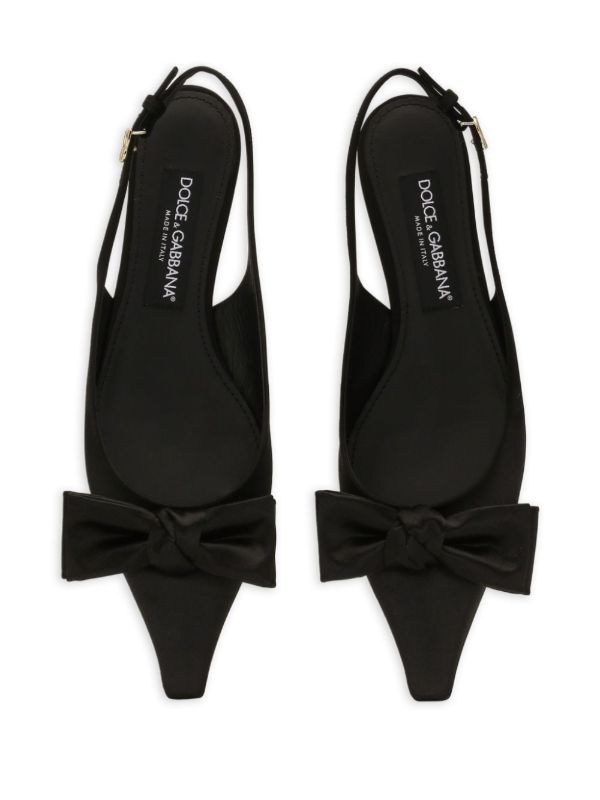 Dolce & Gabbana Bow-detailed Slingback Pumps | Browns Pumps