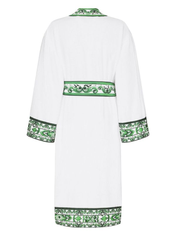 Dolce & Gabbana Contrasting-trim Bath Robe | Browns Towels