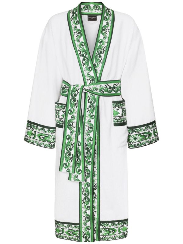 Dolce & Gabbana contrasting-trim bath robe | Browns Towels