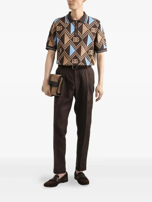 Dolce & Gabbana Cotton Polo Shirt | Browns Polo Shirts