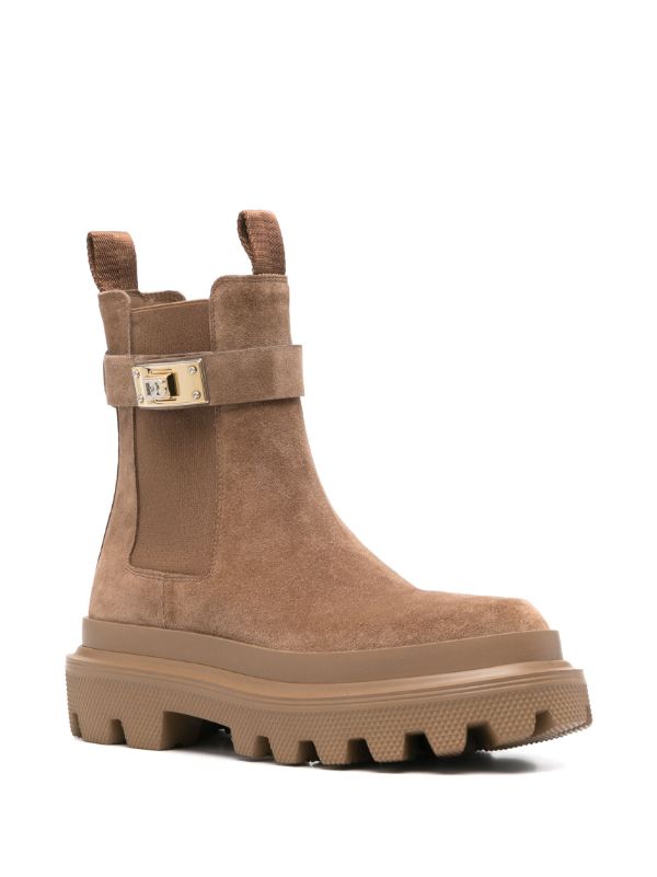 Dolce & Gabbana DG Logo Chelsea Boots | Browns Boots