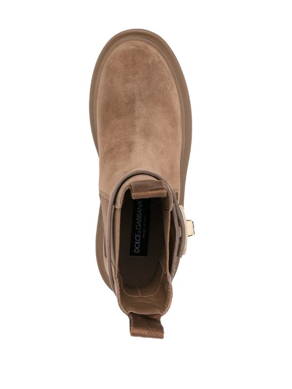 Dolce & Gabbana DG Logo Chelsea Boots | Browns Boots