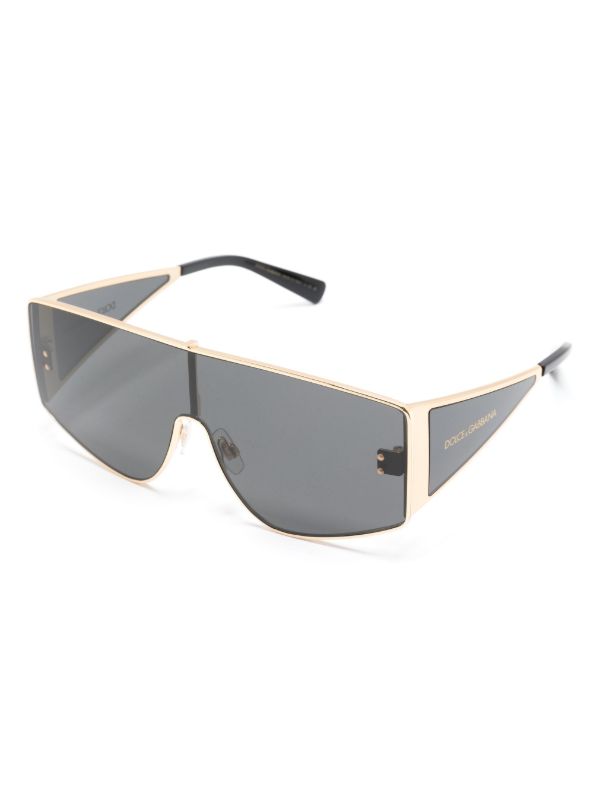 Dolce & Gabbana Eyewear Black DNA Sunglasses | Browns Sunglasses