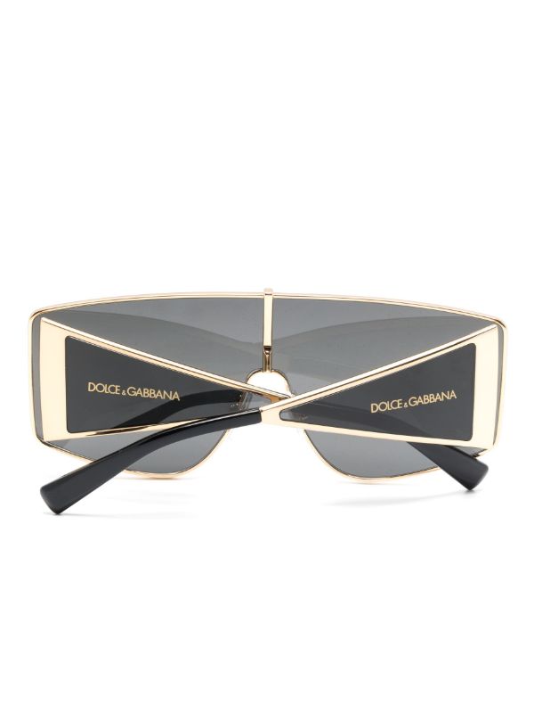 Dolce & Gabbana Eyewear Black DNA Sunglasses | Browns Sunglasses
