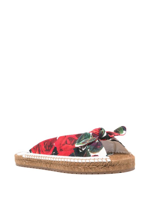 Dolce & Gabbana Floral-Print Espadrilles | Browns Espadrilles