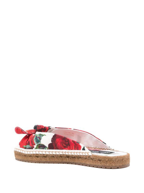Dolce & Gabbana Floral-Print Espadrilles | Browns Espadrilles
