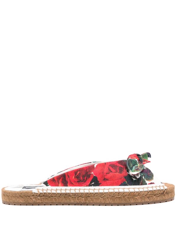 Dolce & Gabbana Floral-Print Espadrilles | Browns Espadrilles