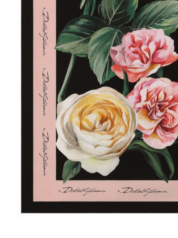 Dolce & Gabbana Floral-Print Scarf | Browns Scarves