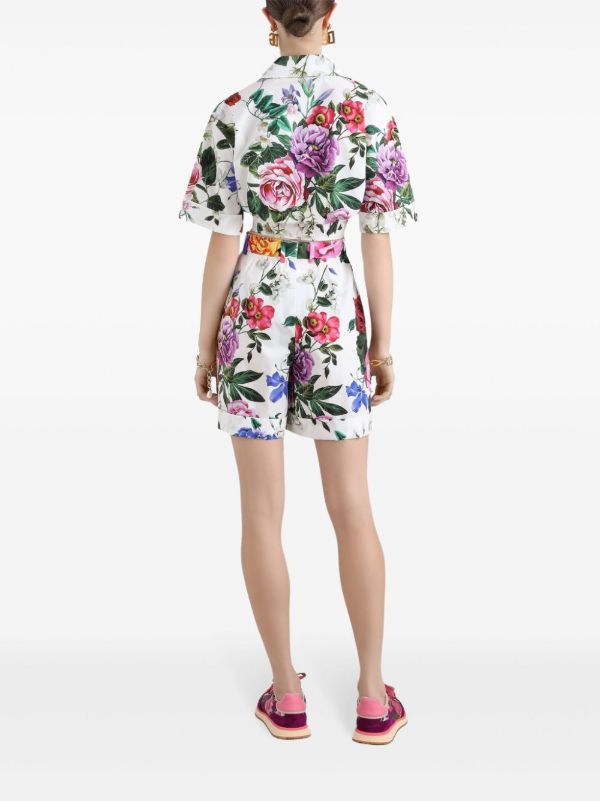 Dolce & Gabbana Floral-Print Shorts | Browns Short & Mini Shorts